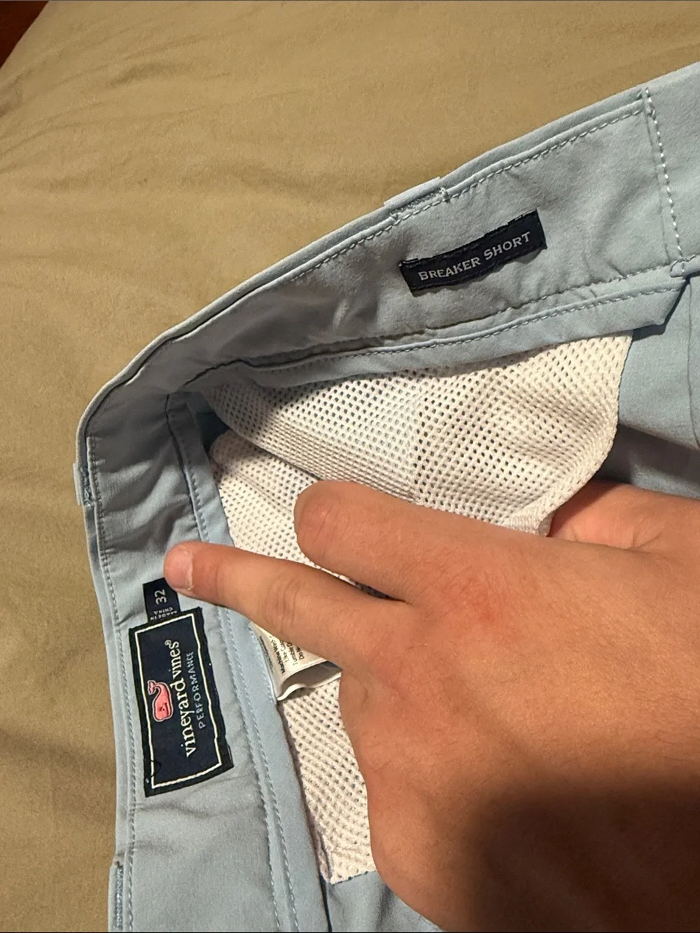 Vineyard Vines Light Blue Men’s Flat Front Shorts